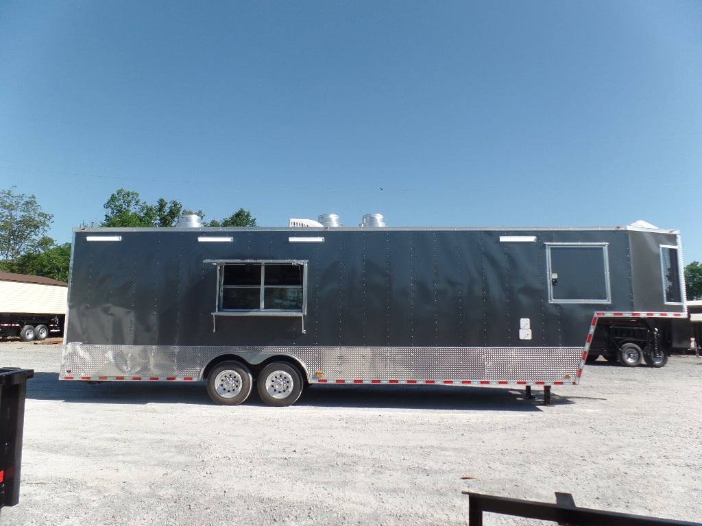 962-8.5-x-36-gooseneck-charcoal-grey-concession-food-trailer-with-appliances-35.jpg 8.5' x 36' Gooseneck Charcoal Grey Concession Food Trailer With Appliances