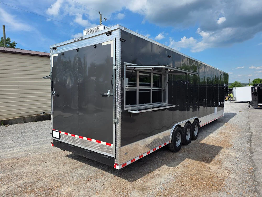 963-8.5-x-40-charcoal-gray-gooseneck-concession-trailer-food-event-catering-12.webp 8.5' X 40' Charcoal Gray Gooseneck Concession Trailer Food Event Catering