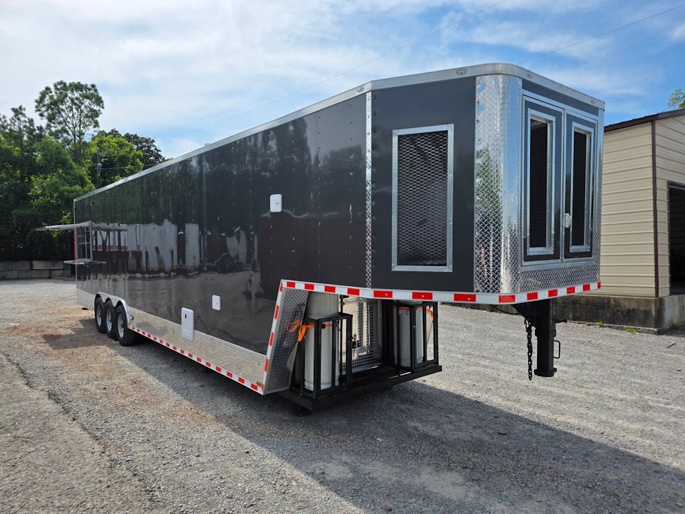 963-8.5-x-40-charcoal-gray-gooseneck-concession-trailer-food-event-catering-13.jpg 8.5' X 40' Charcoal Gray Gooseneck Concession Trailer Food Event Catering