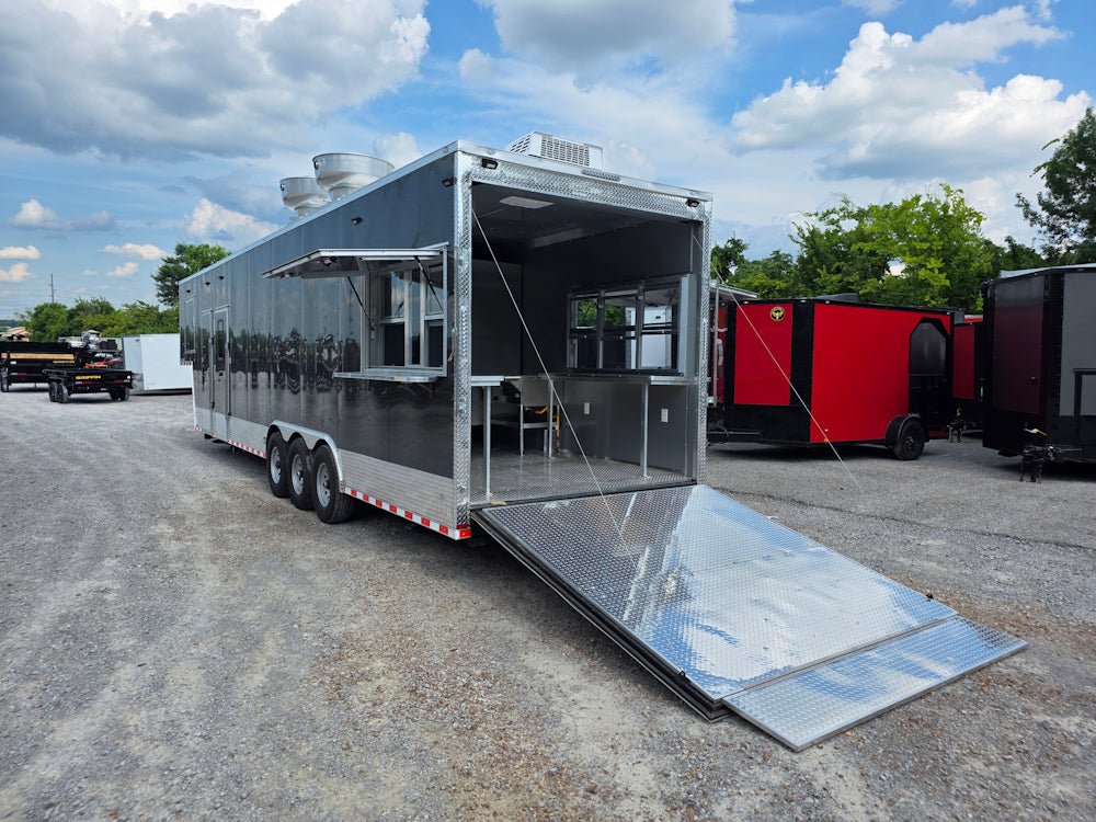 963-8.5-x-40-charcoal-gray-gooseneck-concession-trailer-food-event-catering-14.jpg 8.5' X 40' Charcoal Gray Gooseneck Concession Trailer Food Event Catering