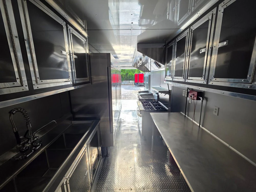 963-8.5-x-40-charcoal-gray-gooseneck-concession-trailer-food-event-catering-19.webp 8.5' X 40' Charcoal Gray Gooseneck Concession Trailer Food Event Catering
