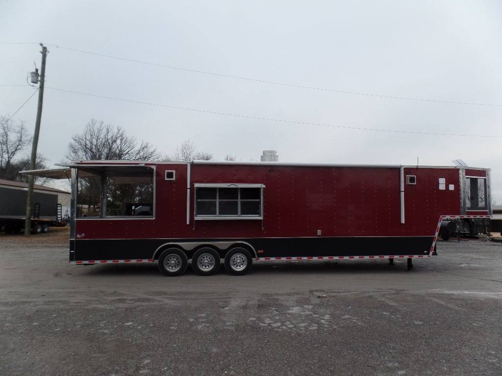 964-8.5-x-40-concession-food-gooseneck-trailer-7.jpg 8.5' x 40' Concession Food Gooseneck Trailer