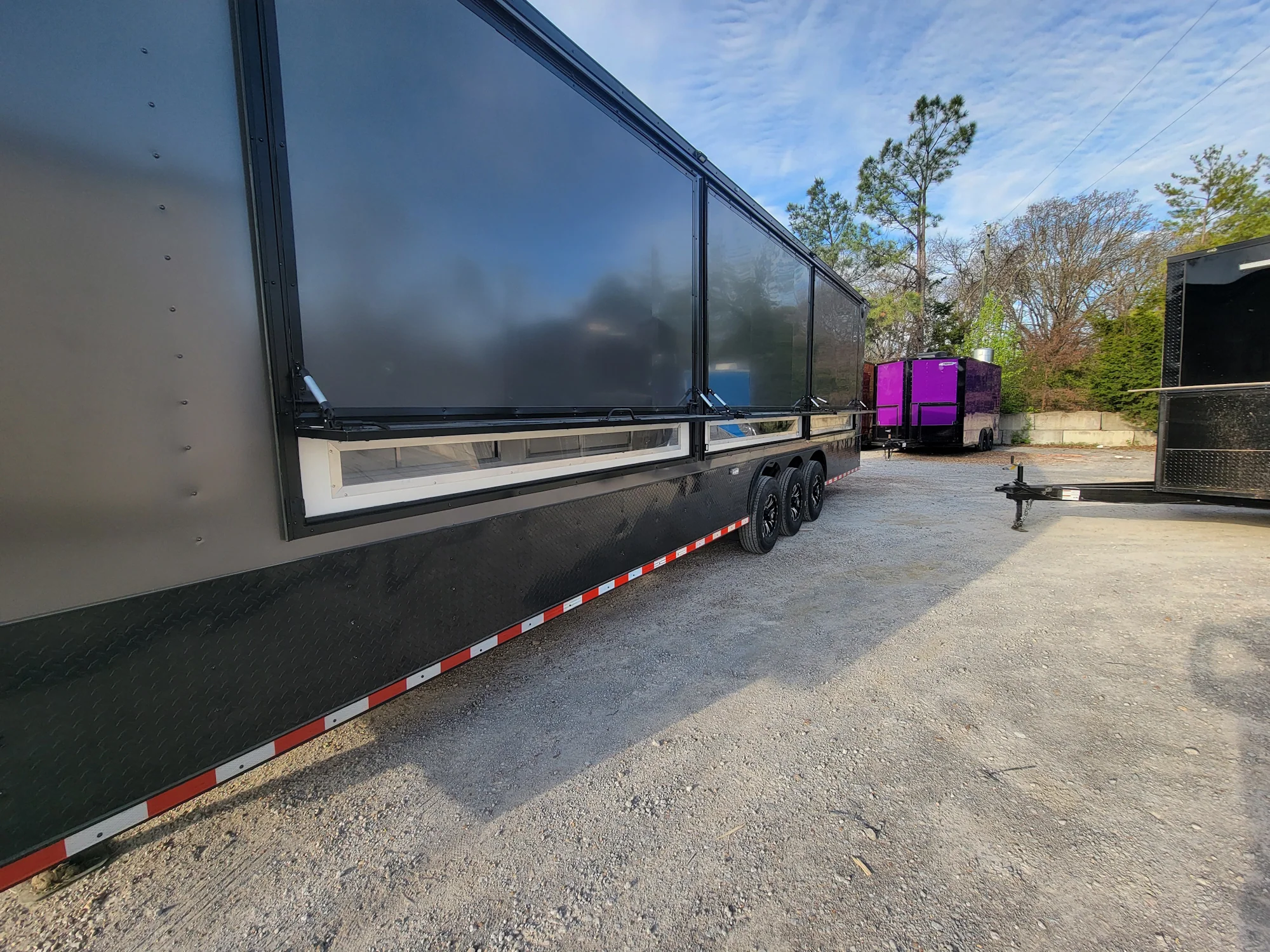 8.5' X 40' Custom Concession Marketing and Merchandising Event Trailer