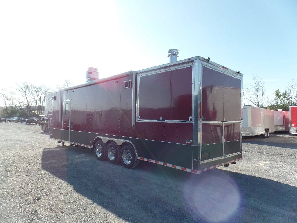 966-8.5-x-40-gooseneck-concession-pizza-food-trailer-with-appliances-14.jpg 8.5' x 40' Gooseneck Concession Pizza Food Trailer With Appliances