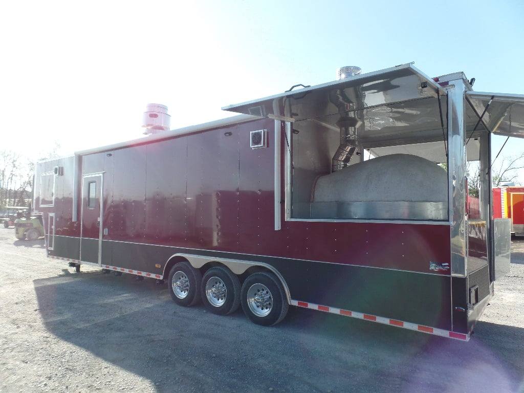 966-8.5-x-40-gooseneck-concession-pizza-food-trailer-with-appliances-22.jpg 8.5' x 40' Gooseneck Concession Pizza Food Trailer With Appliances