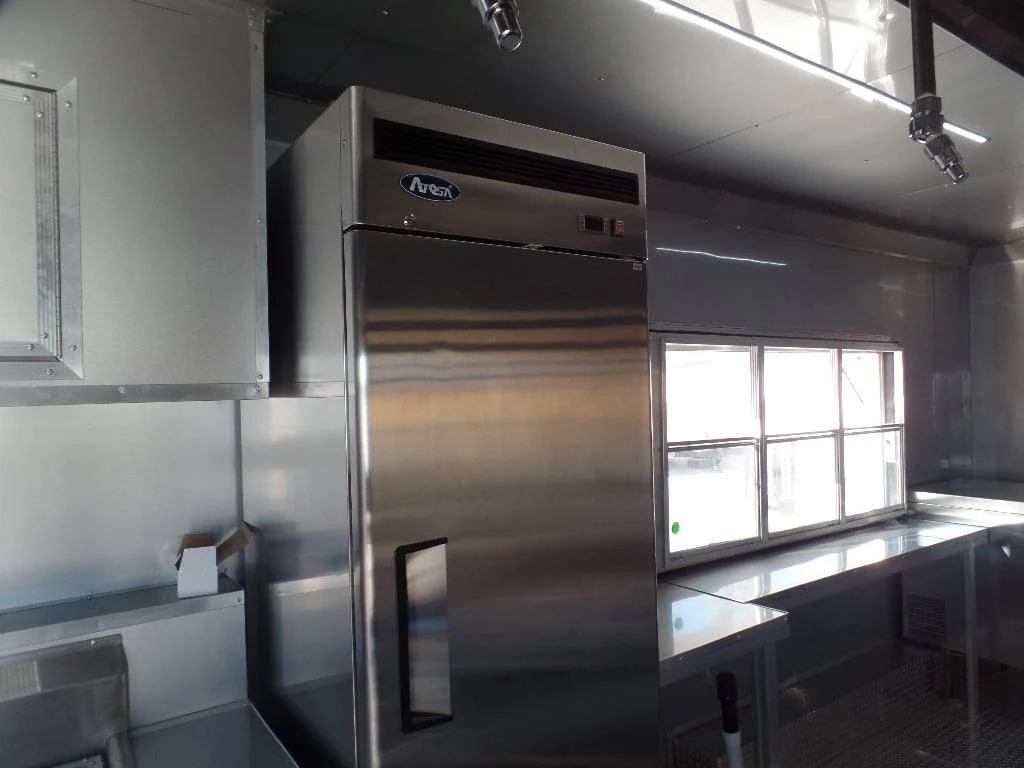 966-8.5-x-40-gooseneck-concession-pizza-food-trailer-with-appliances-9.webp 8.5' x 40' Gooseneck Concession Pizza Food Trailer With Appliances