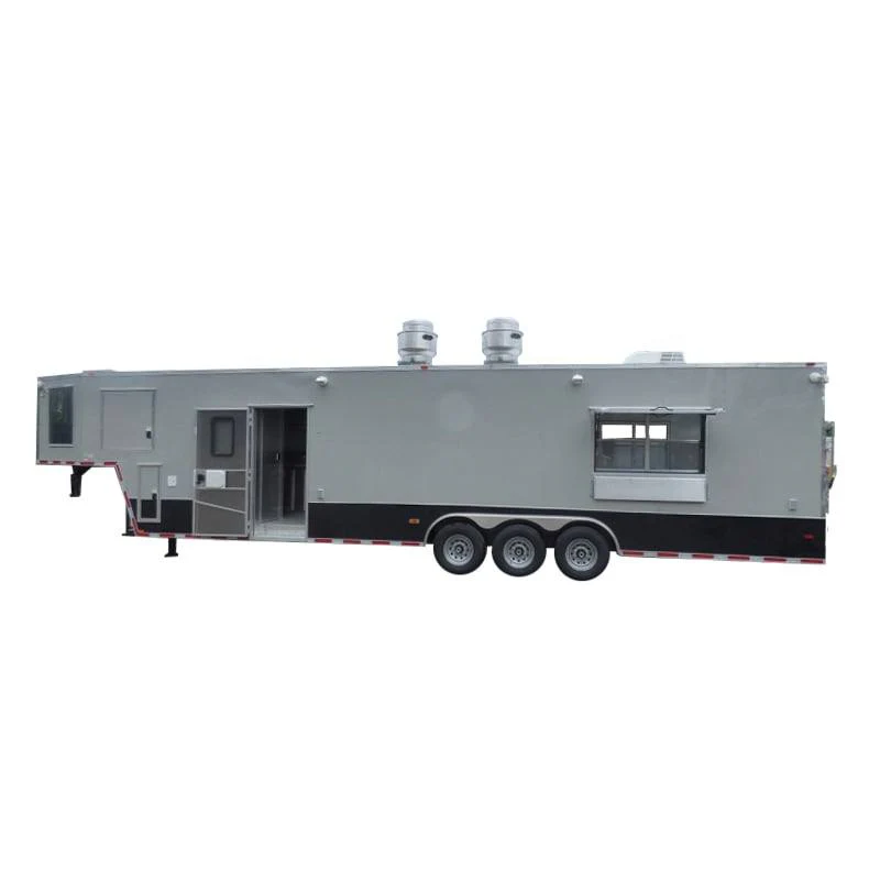 968-8.5-x-40-gray-gooseneck-event-catering-concession-food-trailer-1.webp 8.5' x 40' Gray Gooseneck Event Catering Concession Food Trailer