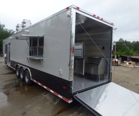 968-8.5-x-40-gray-gooseneck-event-catering-concession-food-trailer-11.jpg 8.5' x 40' Gray Gooseneck Event Catering Concession Food Trailer