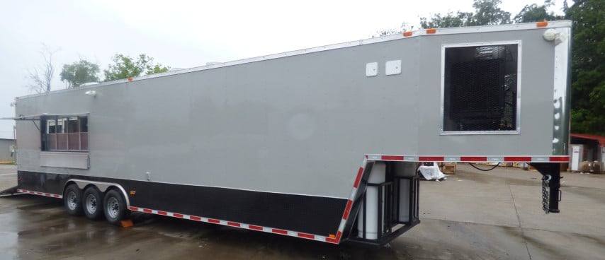 968-8.5-x-40-gray-gooseneck-event-catering-concession-food-trailer-38.jpg 8.5' x 40' Gray Gooseneck Event Catering Concession Food Trailer