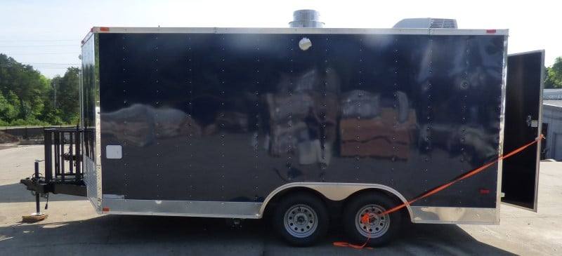 97-8.5-x-16-concession-food-trailer-indigo-blue-catering-event-21.jpg 8.5' x 16' Concession Food Trailer Indigo Blue Catering Event
