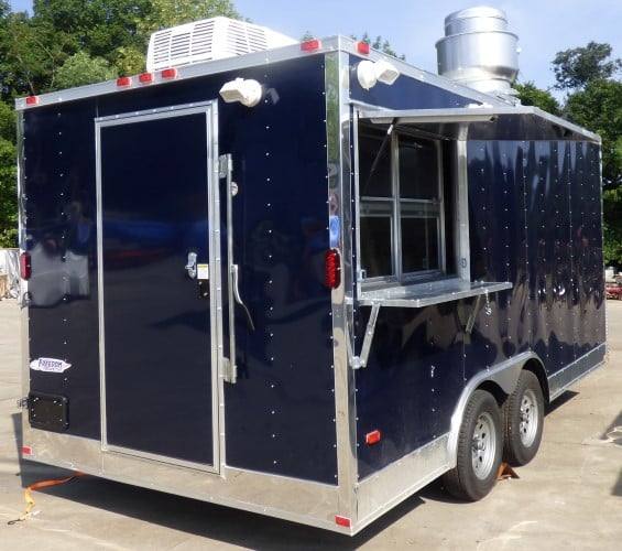 97-8.5-x-16-concession-food-trailer-indigo-blue-catering-event-25.jpg 8.5' x 16' Concession Food Trailer Indigo Blue Catering Event