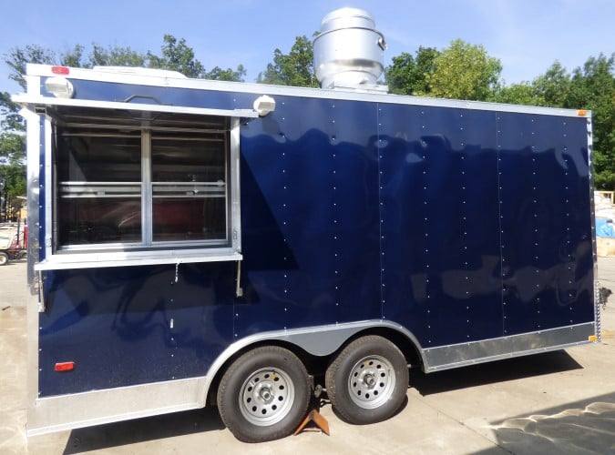 97-8.5-x-16-concession-food-trailer-indigo-blue-catering-event-28.jpg 8.5' x 16' Concession Food Trailer Indigo Blue Catering Event
