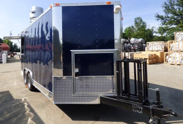 97-8.5-x-16-concession-food-trailer-indigo-blue-catering-event-31.jpg 8.5' x 16' Concession Food Trailer Indigo Blue Catering Event