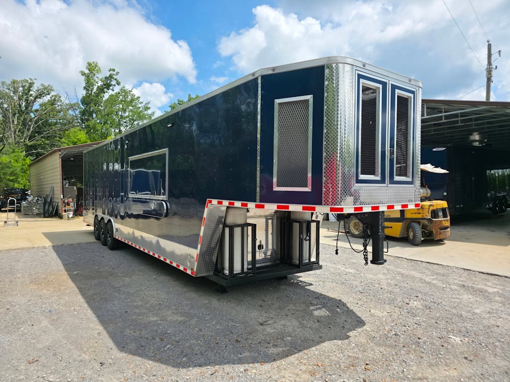 970-8.5-x-40-indigo-blue-gooseneck-concession-trailer-food-event-catering-10.jpg 8.5' X 40' Indigo Blue Gooseneck Concession Trailer Food Event Catering