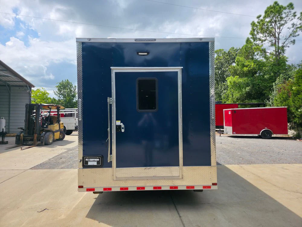 970-8.5-x-40-indigo-blue-gooseneck-concession-trailer-food-event-catering-7.webp 8.5' X 40' Indigo Blue Gooseneck Concession Trailer Food Event Catering