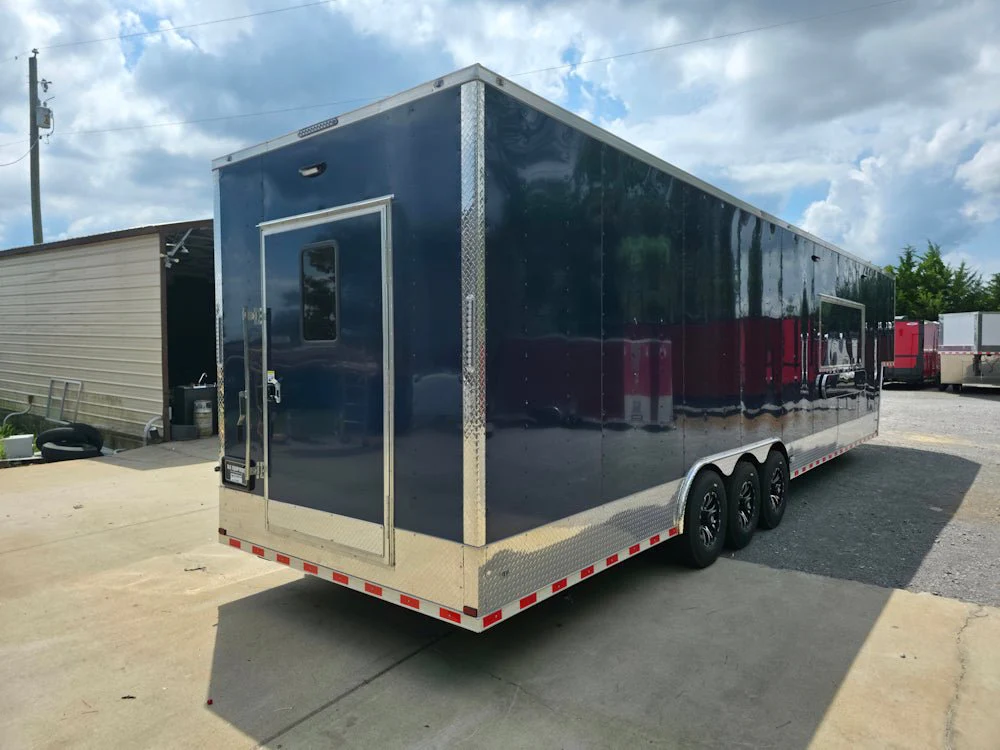 970-8.5-x-40-indigo-blue-gooseneck-concession-trailer-food-event-catering-8.webp 8.5' X 40' Indigo Blue Gooseneck Concession Trailer Food Event Catering