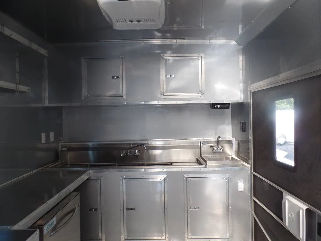 973-8.5-x-40-white-goose-neck-event-concession-food-trailer-with-appliances-12.webp 8.5' x 40' White Goose Neck Event Concession Food Trailer With Appliances