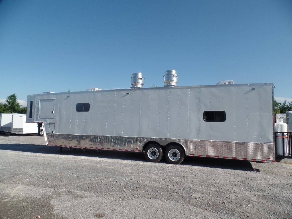 973-8.5-x-40-white-goose-neck-event-concession-food-trailer-with-appliances-21.jpg 8.5' x 40' White Goose Neck Event Concession Food Trailer With Appliances
