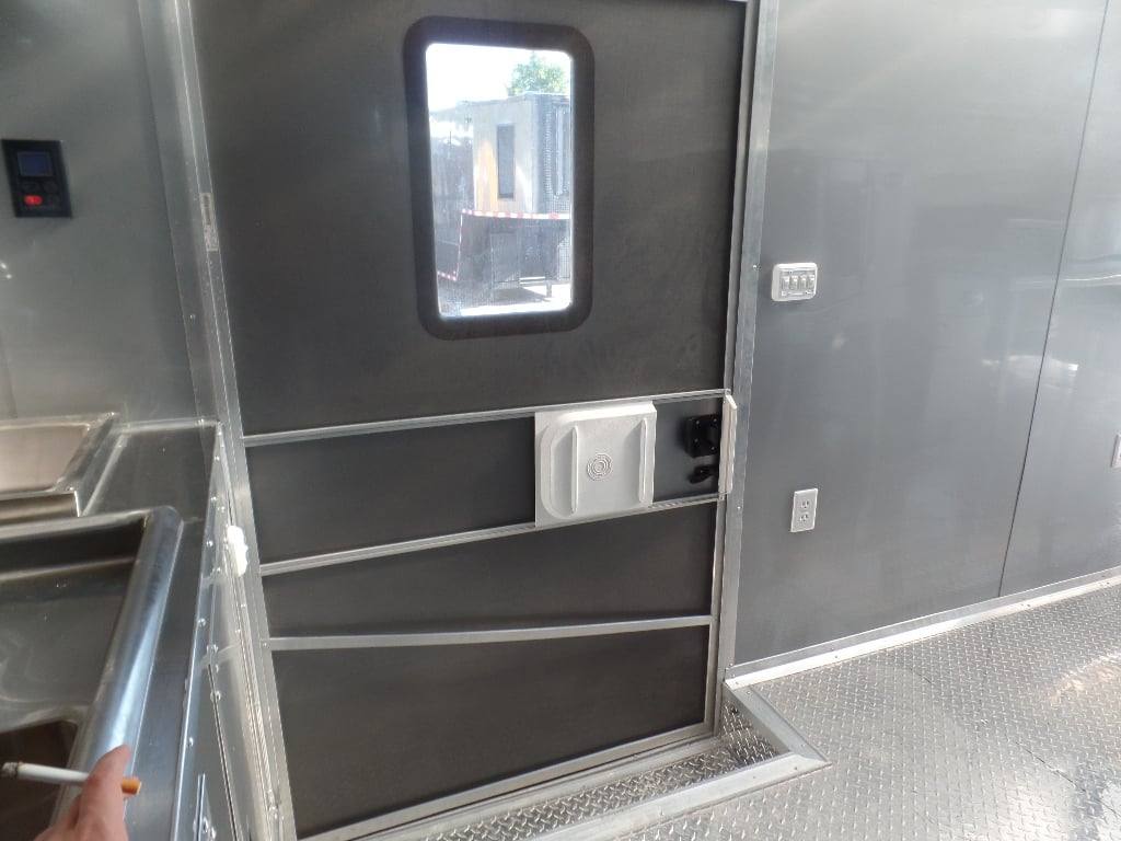 973-8.5-x-40-white-goose-neck-event-concession-food-trailer-with-appliances-22.jpg 8.5' x 40' White Goose Neck Event Concession Food Trailer With Appliances