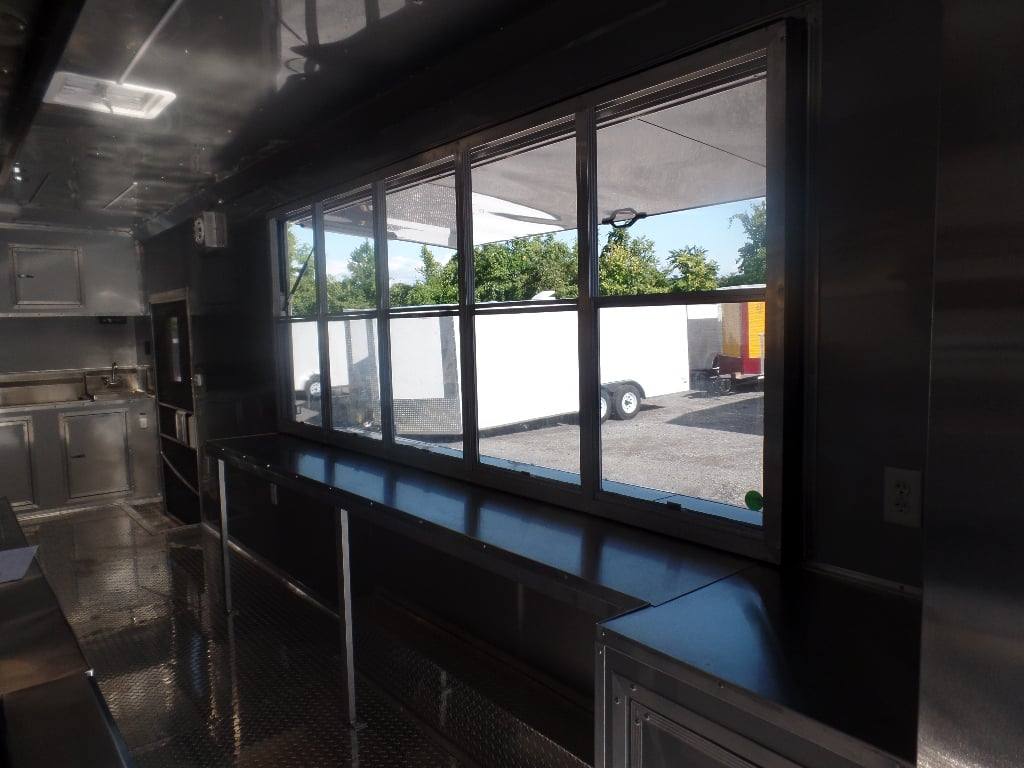 973-8.5-x-40-white-goose-neck-event-concession-food-trailer-with-appliances-24.jpg 8.5' x 40' White Goose Neck Event Concession Food Trailer With Appliances