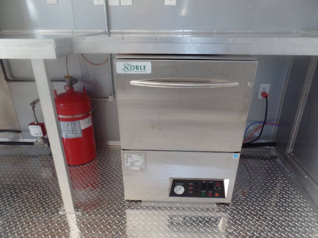 973-8.5-x-40-white-goose-neck-event-concession-food-trailer-with-appliances-28.jpg 8.5' x 40' White Goose Neck Event Concession Food Trailer With Appliances