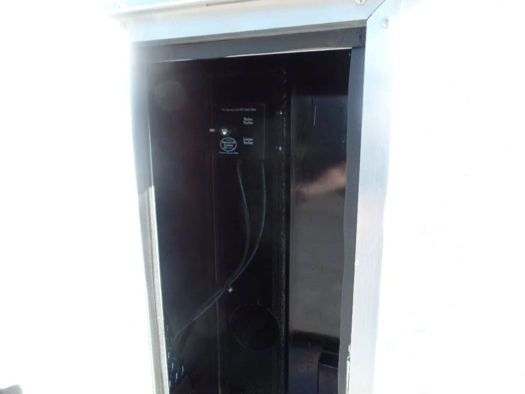 973-8.5-x-40-white-goose-neck-event-concession-food-trailer-with-appliances-4.webp 8.5' x 40' White Goose Neck Event Concession Food Trailer With Appliances