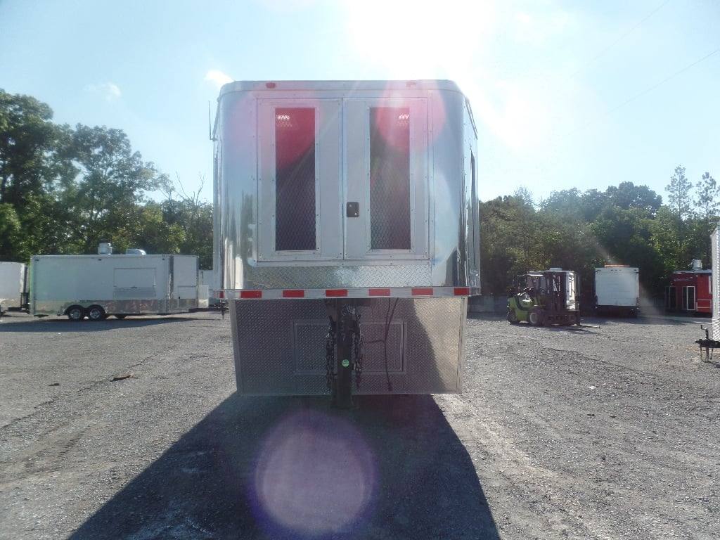 973-8.5-x-40-white-goose-neck-event-concession-food-trailer-with-appliances-5.jpg 8.5' x 40' White Goose Neck Event Concession Food Trailer With Appliances