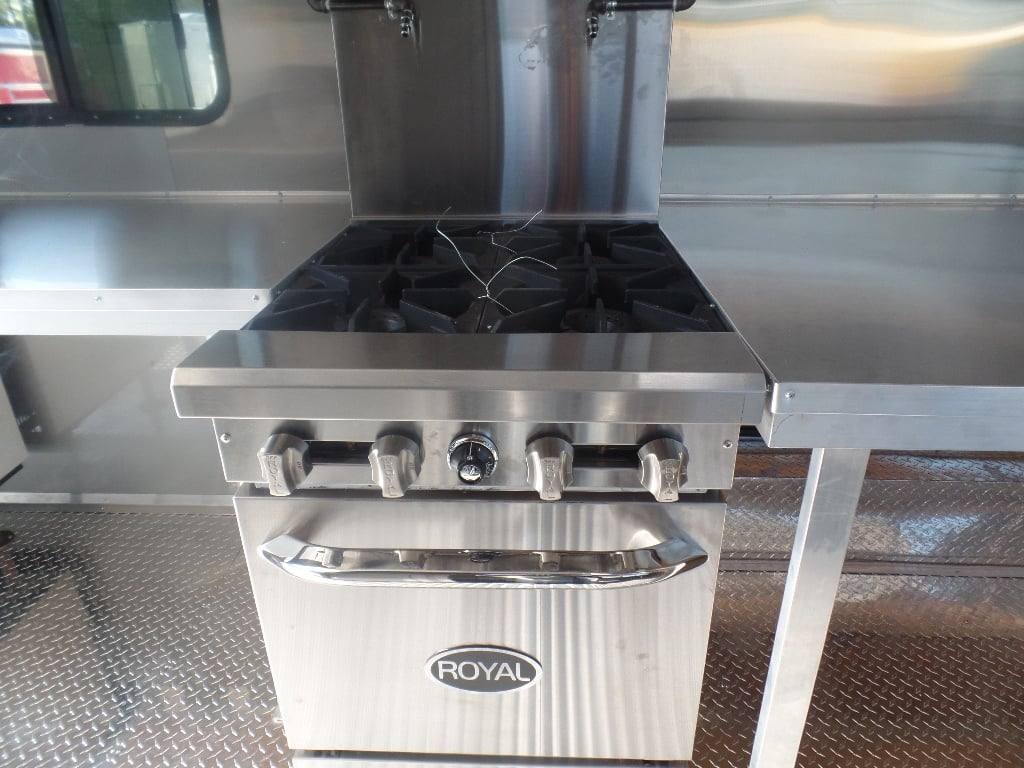 973-8.5-x-40-white-goose-neck-event-concession-food-trailer-with-appliances-8.jpg 8.5' x 40' White Goose Neck Event Concession Food Trailer With Appliances