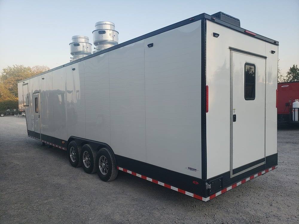 976-8.5-x-40-white-gooseneck-concession-food-trailer-with-appliances-15.jpg 8.5' x 40' White Gooseneck Concession Food Trailer With Appliances