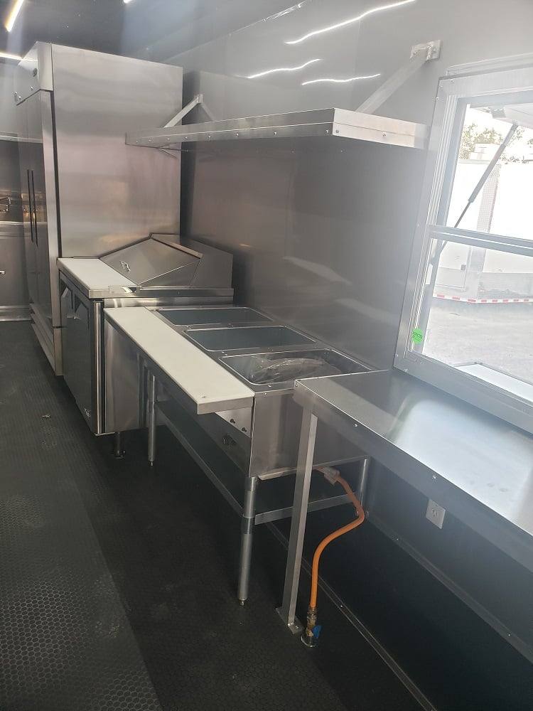 976-8.5-x-40-white-gooseneck-concession-food-trailer-with-appliances-16.jpg 8.5' x 40' White Gooseneck Concession Food Trailer With Appliances