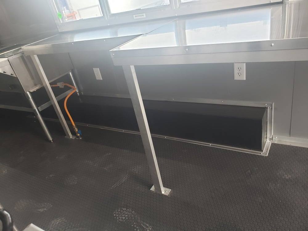 976-8.5-x-40-white-gooseneck-concession-food-trailer-with-appliances-19.jpg 8.5' x 40' White Gooseneck Concession Food Trailer With Appliances