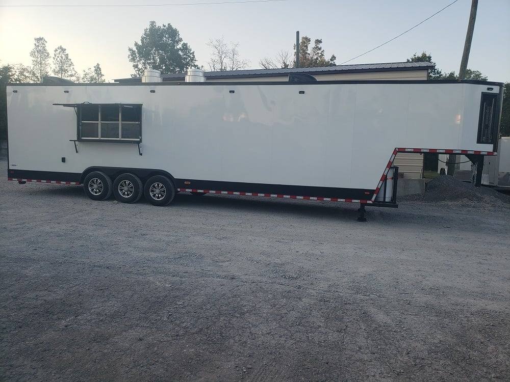 976-8.5-x-40-white-gooseneck-concession-food-trailer-with-appliances-21.jpg 8.5' x 40' White Gooseneck Concession Food Trailer With Appliances