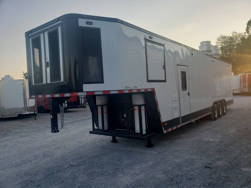 976-8.5-x-40-white-gooseneck-concession-food-trailer-with-appliances-22.jpg 8.5' x 40' White Gooseneck Concession Food Trailer With Appliances