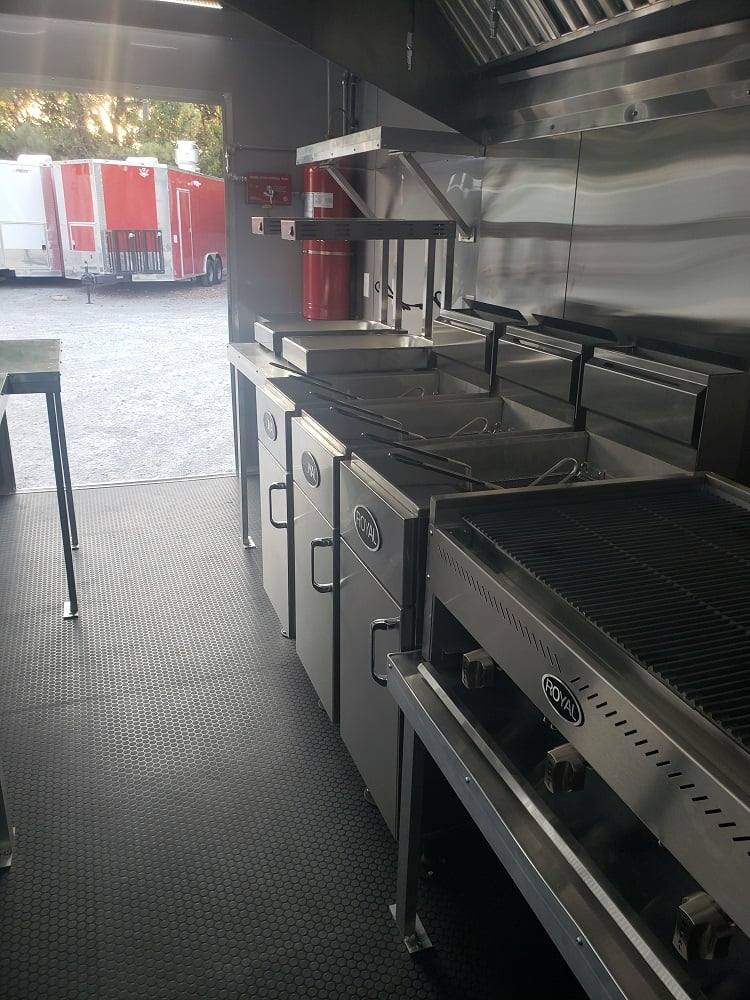 976-8.5-x-40-white-gooseneck-concession-food-trailer-with-appliances-25.jpg 8.5' x 40' White Gooseneck Concession Food Trailer With Appliances