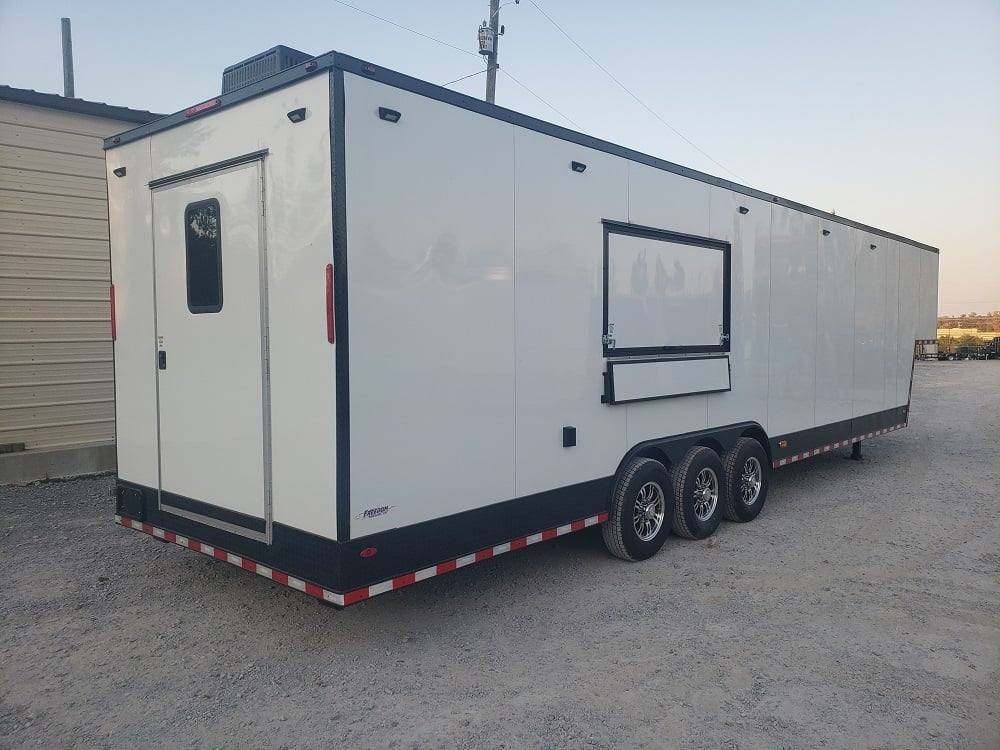 976-8.5-x-40-white-gooseneck-concession-food-trailer-with-appliances-28.jpg 8.5' x 40' White Gooseneck Concession Food Trailer With Appliances