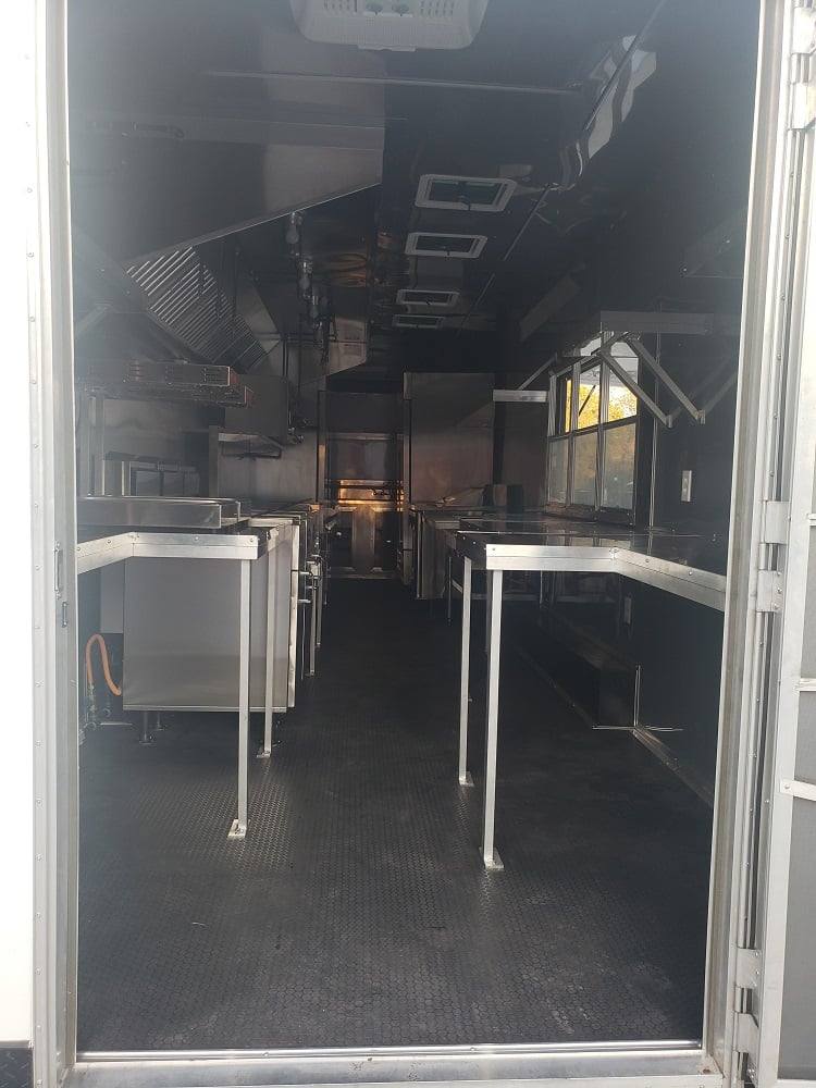 976-8.5-x-40-white-gooseneck-concession-food-trailer-with-appliances-35.jpg 8.5' x 40' White Gooseneck Concession Food Trailer With Appliances