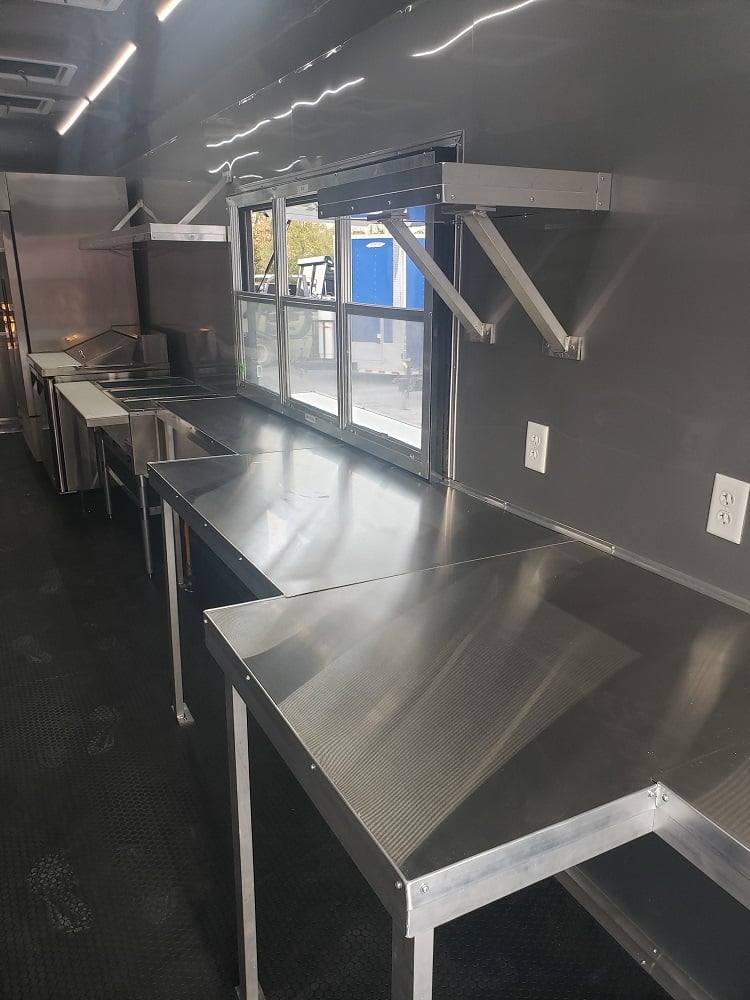 976-8.5-x-40-white-gooseneck-concession-food-trailer-with-appliances-36.jpg 8.5' x 40' White Gooseneck Concession Food Trailer With Appliances