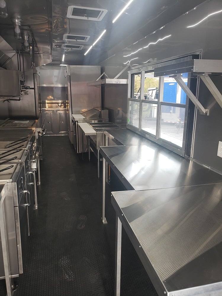 976-8.5-x-40-white-gooseneck-concession-food-trailer-with-appliances-50.jpg 8.5' x 40' White Gooseneck Concession Food Trailer With Appliances