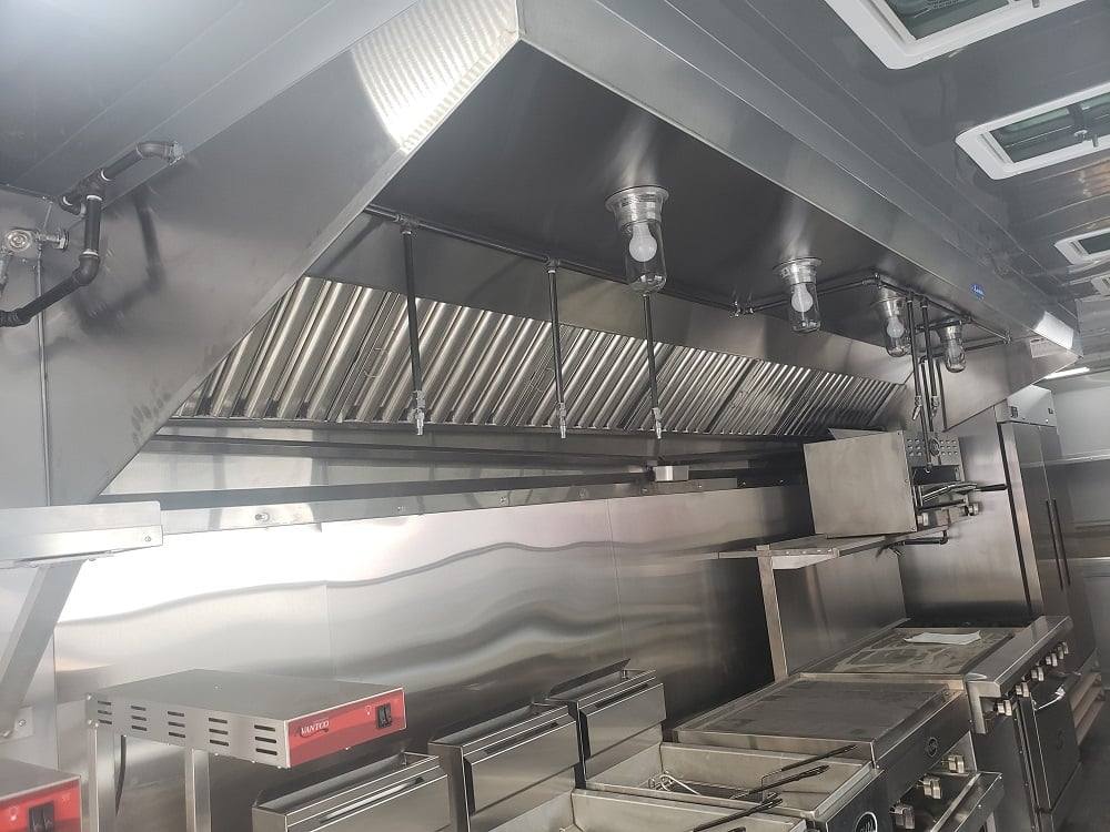 976-8.5-x-40-white-gooseneck-concession-food-trailer-with-appliances-6.jpg 8.5' x 40' White Gooseneck Concession Food Trailer With Appliances