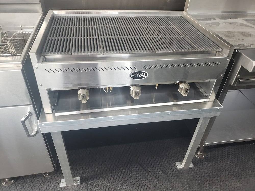 976-8.5-x-40-white-gooseneck-concession-food-trailer-with-appliances-7.jpg 8.5' x 40' White Gooseneck Concession Food Trailer With Appliances