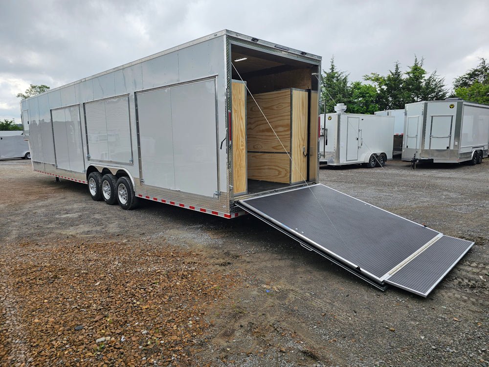 979-8.5-x-44-concession-trailer-white-marketing-and-event-24.jpg 8.5' X 44' Concession Trailer White Marketing and Event