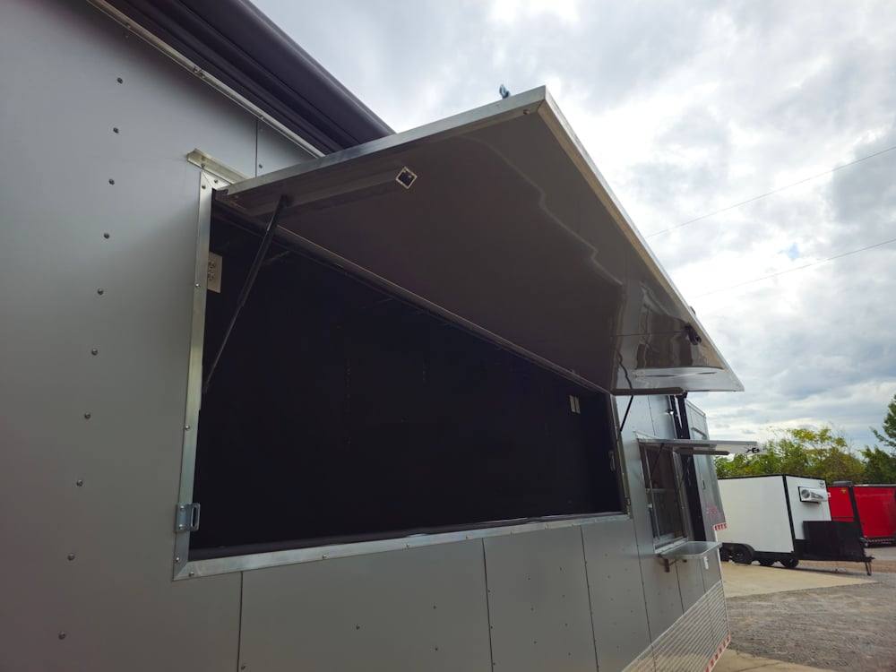 981-8.5-x-44-silver-concession-trailer-food-event-catering-13.jpg 8.5' X 44' Silver Concession Trailer Food Event Catering