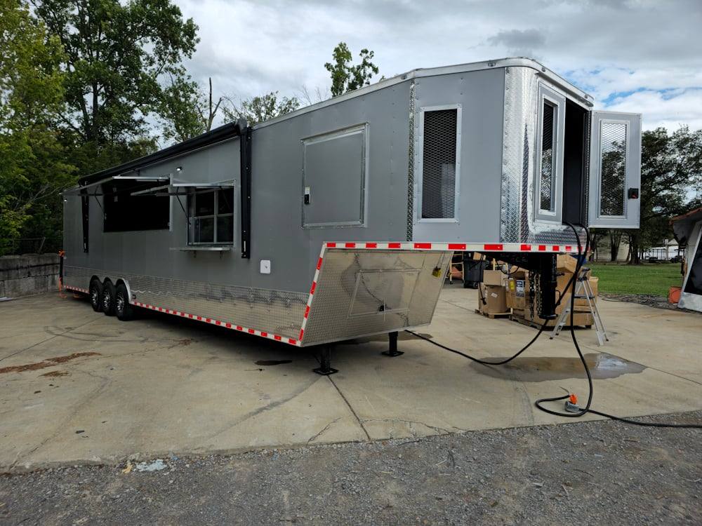 981-8.5-x-44-silver-concession-trailer-food-event-catering-14.jpg 8.5' X 44' Silver Concession Trailer Food Event Catering