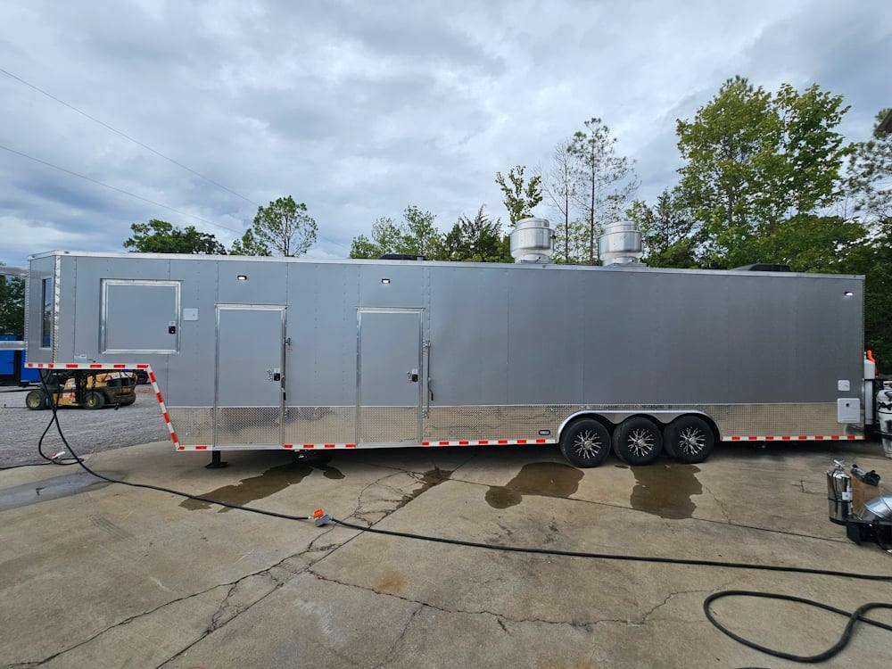 981-8.5-x-44-silver-concession-trailer-food-event-catering-9.jpg 8.5' X 44' Silver Concession Trailer Food Event Catering