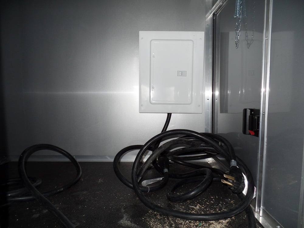 982-8.5-x-45-concession-black-food-trailer-bbq-event-catering-13.jpg 8.5' x 45' Concession Black Food Trailer BBQ Event Catering