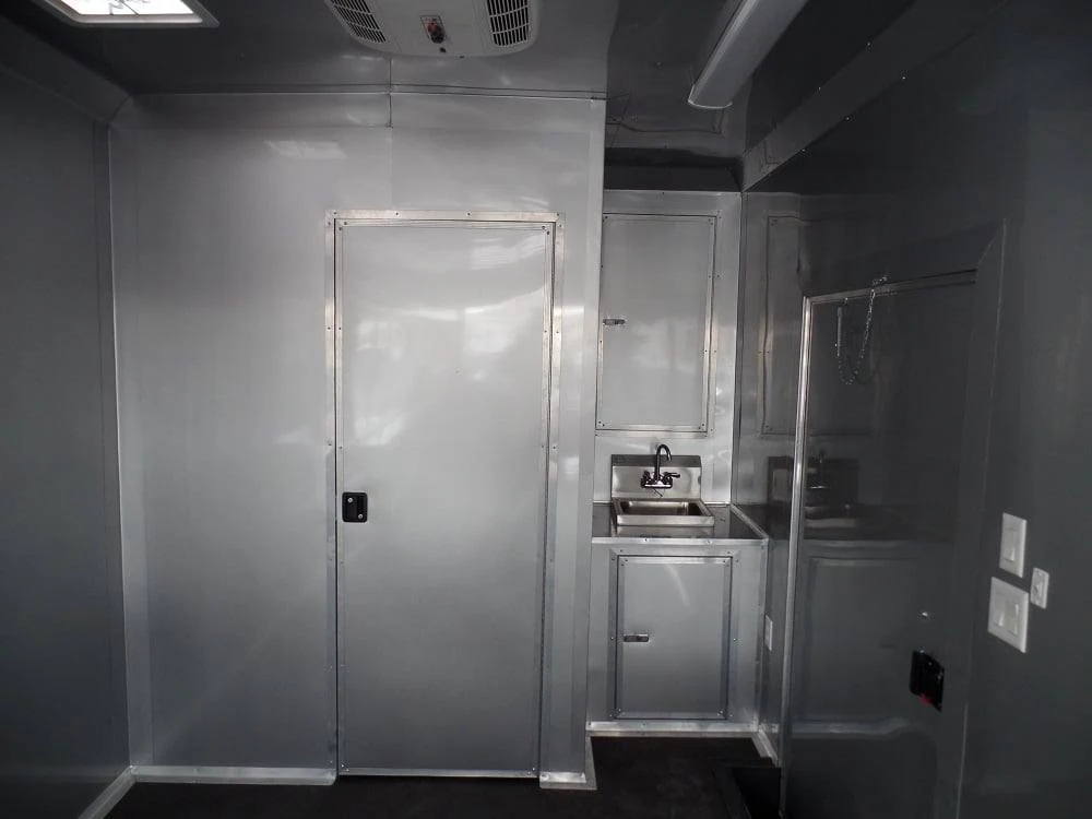 982-8.5-x-45-concession-black-food-trailer-bbq-event-catering-18.webp 8.5' x 45' Concession Black Food Trailer BBQ Event Catering