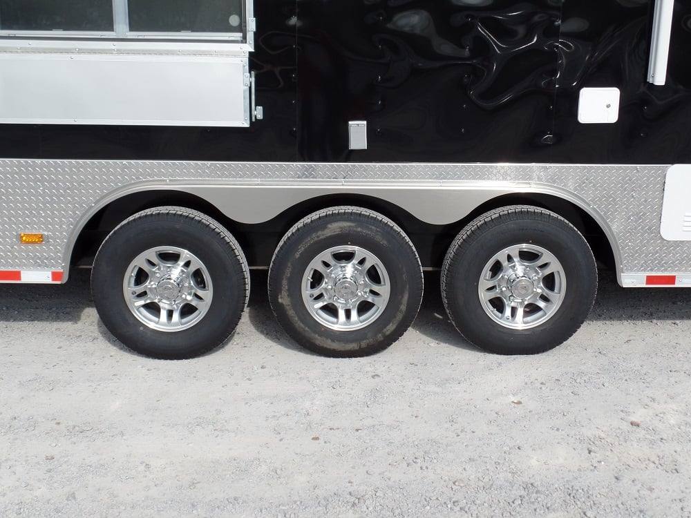 982-8.5-x-45-concession-black-food-trailer-bbq-event-catering-20.jpg 8.5' x 45' Concession Black Food Trailer BBQ Event Catering
