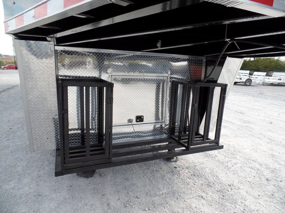 982-8.5-x-45-concession-black-food-trailer-bbq-event-catering-27.jpg 8.5' x 45' Concession Black Food Trailer BBQ Event Catering