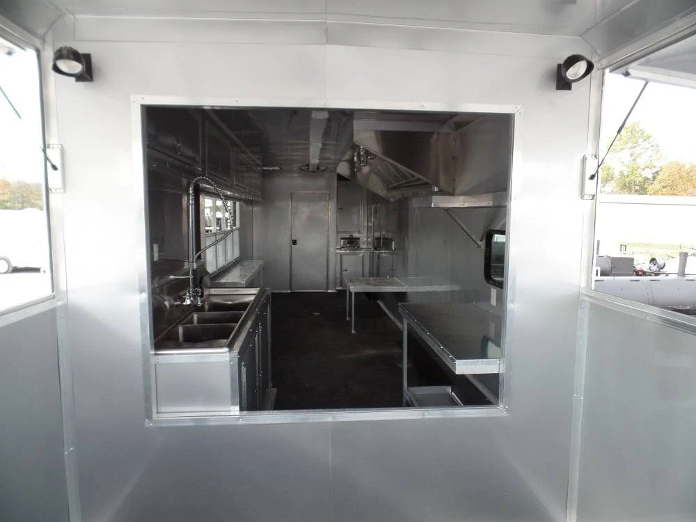 982-8.5-x-45-concession-black-food-trailer-bbq-event-catering-29.webp 8.5' x 45' Concession Black Food Trailer BBQ Event Catering
