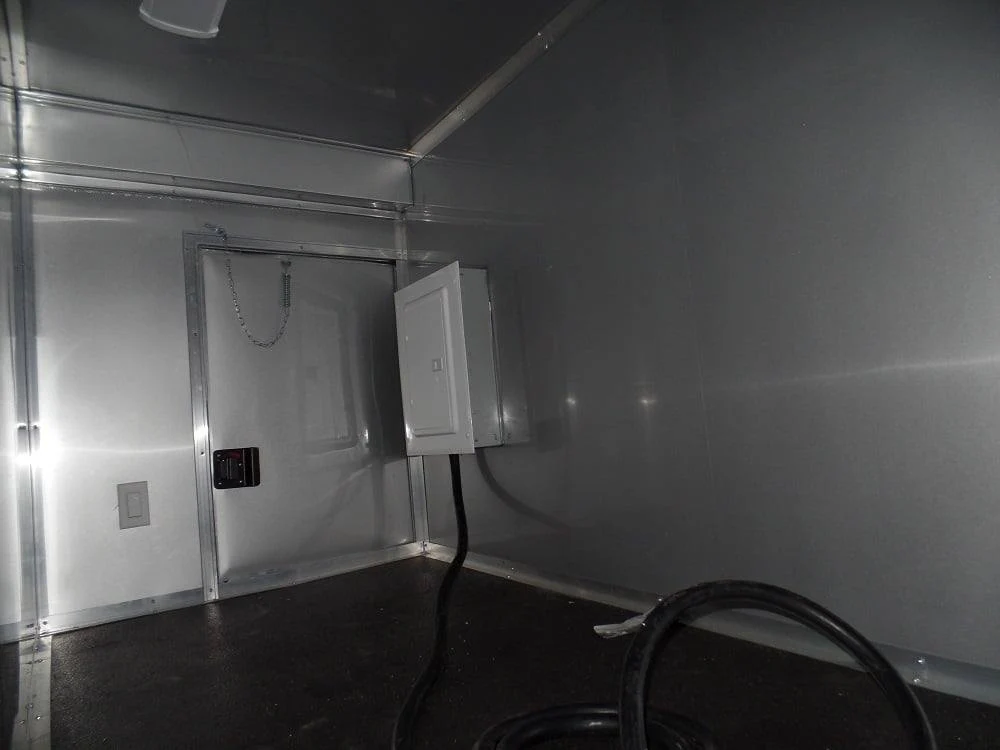 982-8.5-x-45-concession-black-food-trailer-bbq-event-catering-4.webp 8.5' x 45' Concession Black Food Trailer BBQ Event Catering